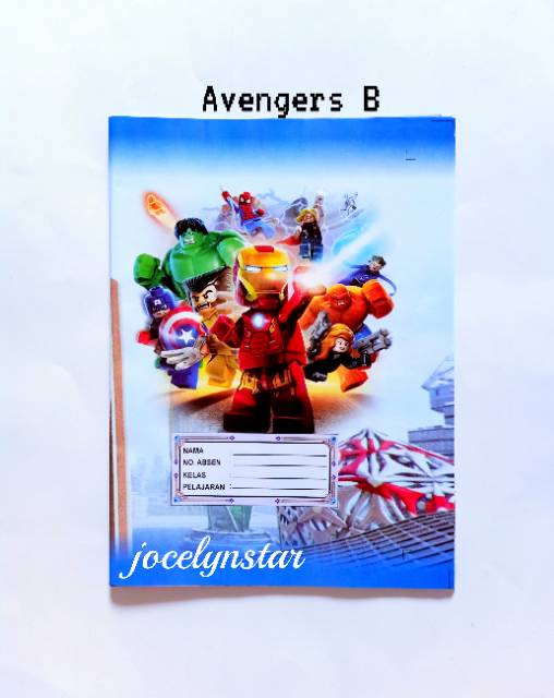 

Sampul Buku Motif Bts Astronot Avengers Kartun