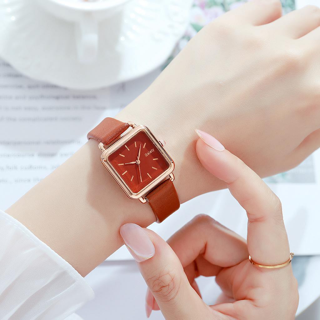 ✅Grosir Jam Senen - Jam Tangan Wanita Analog Kotak Cantik Korean Watch Gaya Korea Grosir Jam Tangan Minimalis