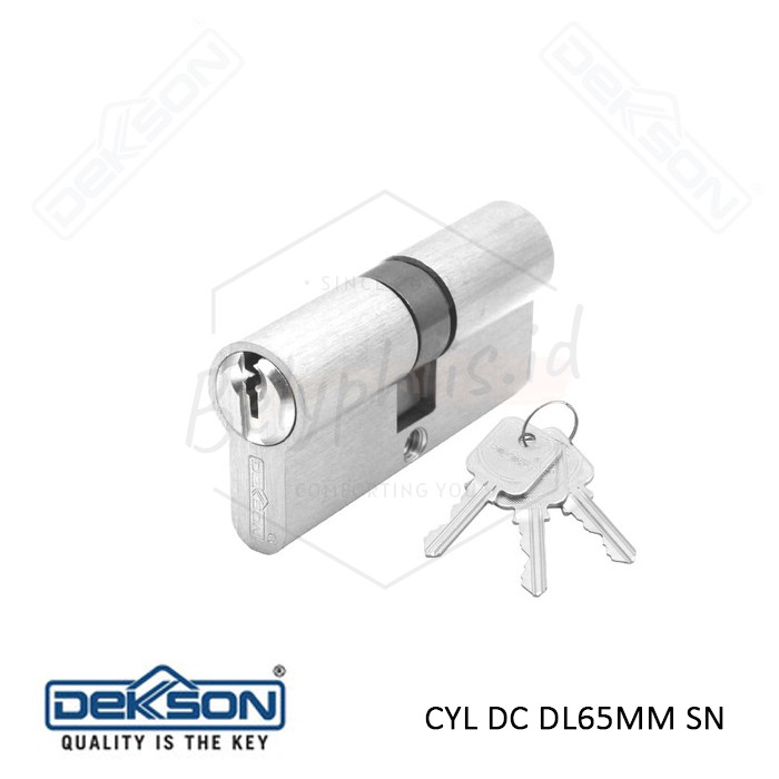 CYL DC DL65MM SN | Double Cylinder Dekkson | Anak Kunci | Kunci Pintu