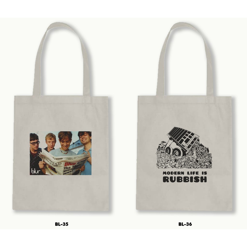 TOTE BAG BLACU - BLUR .03