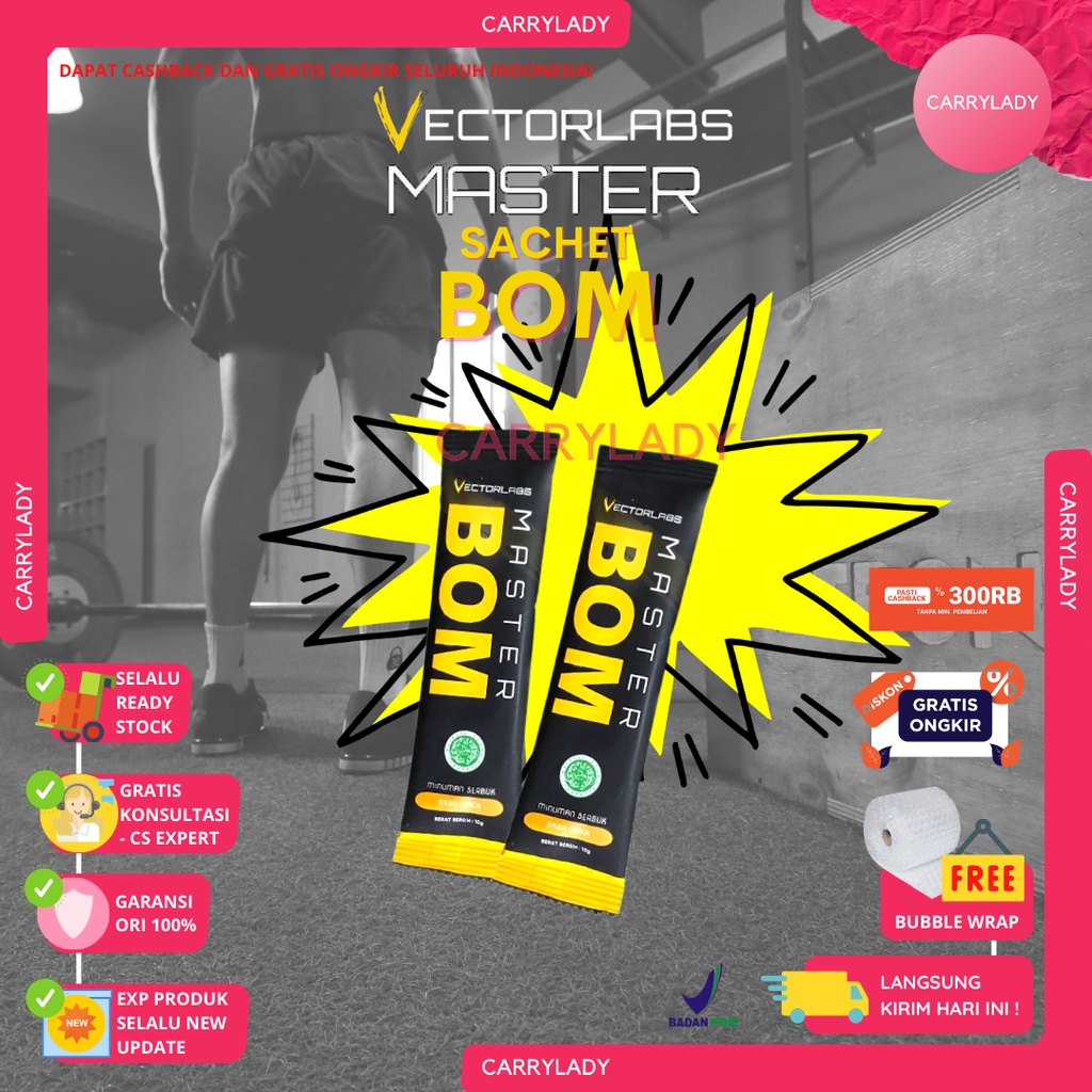 VECTORLABS MASTER WHEY MASTERWHEY MASTERBOM MASTER BOM VECTOR LABS SACHET 1 SERVING SUSU PROTEIN ISOLATE CONCENTRATE