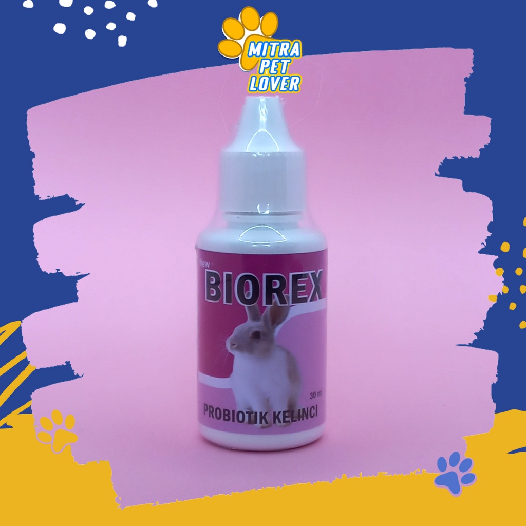 PENAMBAH NAFSU MAKAN KELINCI - BIOREX 30 ML - PROBIOTIK TINGKATKAN IMUN DAYA TAHAN TUBUH &amp; NAFSU MAKAN RABBIT - SUPLEMEN ANTI STRESS - MURAH GARANSI ASLI KUALITAS ORIGINAL - PET ANIMAL HEALTHCARE &amp; VETERINARY TAMASINDO OBAT &amp; VITAMIN HEWAN  MITRAPETLOVER