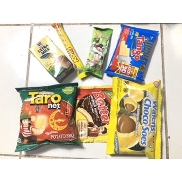 

ハ Snack box Souvenir parcel ulang tahun kotak green live