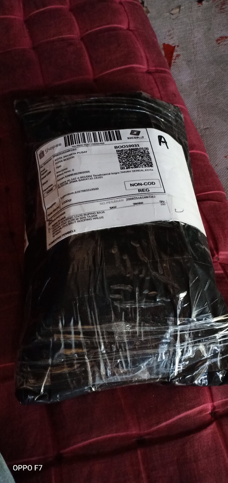 Sekrup Roofing 12x70 Ruping Baja Ringan Atap Screw Sds Tajam Berkualitas Baut Roofing Halus Kuning