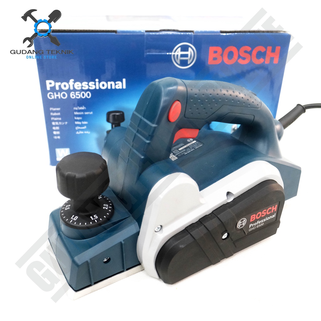 Mesin Planer Planner Serut Kayu BOSCH GHO 6500  / Alat Pasah Ketam Sugu LISTRIK GHO-6500 BOSCH