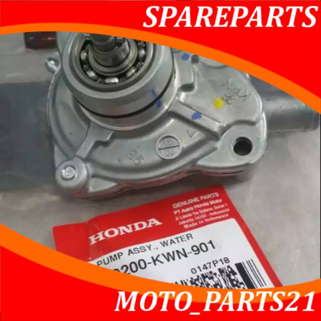 Water Pump Pompa Air Radiator Original AHM Vario 125 Vario 150 PCX 150