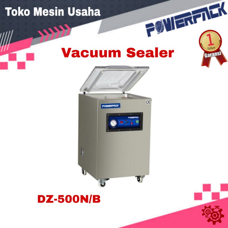 MESIN VACUM SEALER STANDING OTOMATIS DZ-500N/BPOWERPACK / VACUM SEALER OTOMATIS
