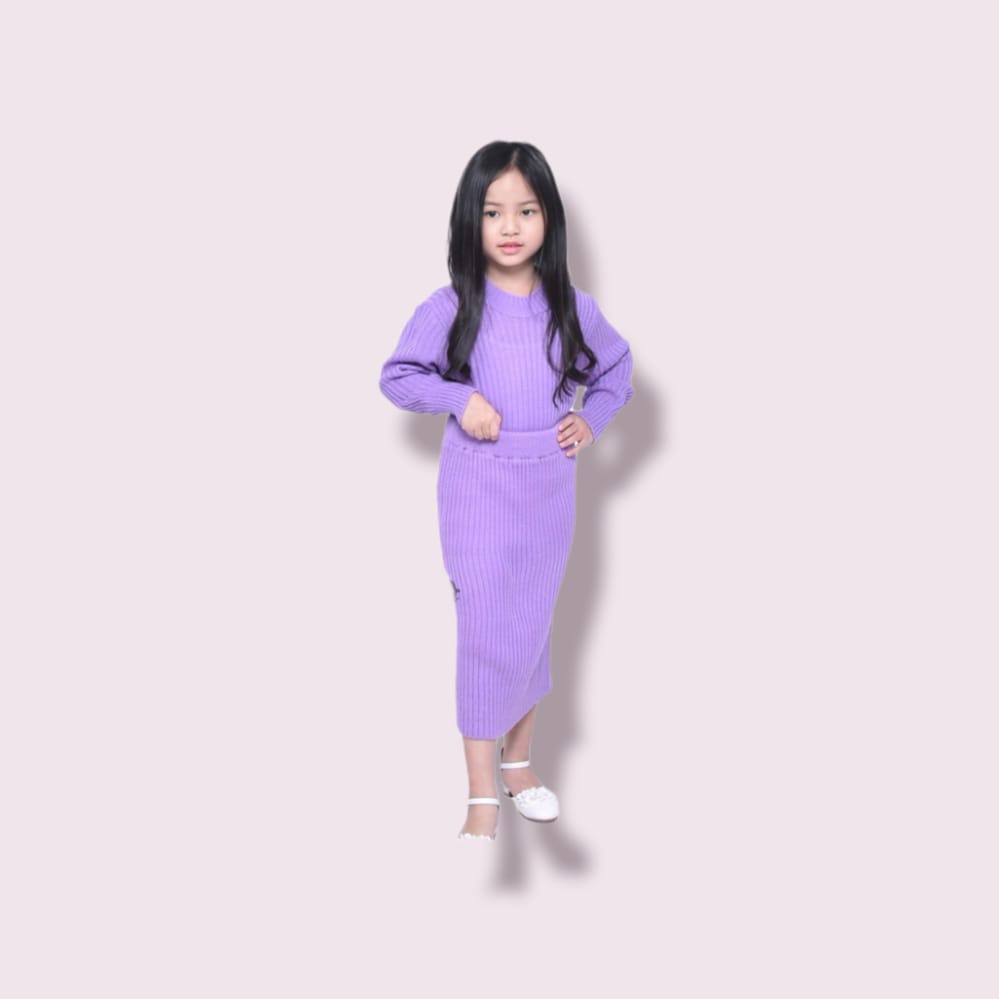 Setelan Rajut Anak  SET Rok Span Rajut Anak  SETELAN RAJUT / RAJUT ANAK / CARDIGAN ANAK / SETELAN AN