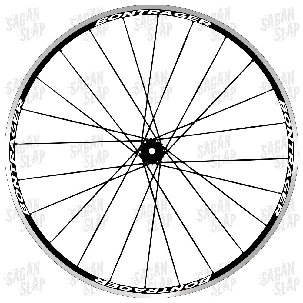 Stiker Sticker Decal Rims Velg Bontrager 700c lebar 1 cm