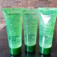 [COD] Bio Herbal Moisture Aloe Vera Soothing Gel Lidah Buaya Kemasan Tube 100 ml I BPOM -100% Original