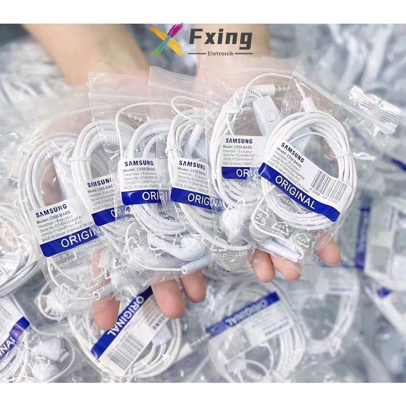 【HF032/40/41/44】Fxing HANDSET/ HEADSET/ HANDSFREE/ HF S4 S6 J1 ACE ORIGINAL MADE IN VIETNAM