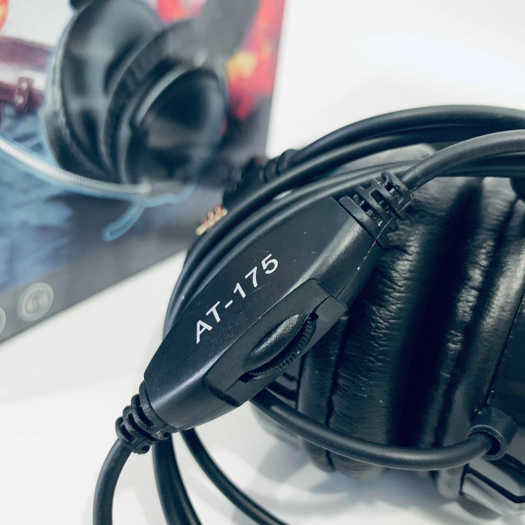 HEADSET HEADPHONE BANDO GAMING AT-175 + MIC HEADPHONE GAME AT175