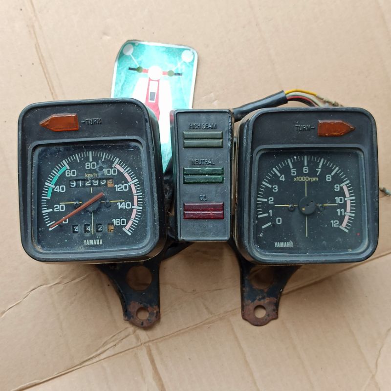 Speedometer RPM Yamaha RX King cobra tahun tua lama ori original second bekas