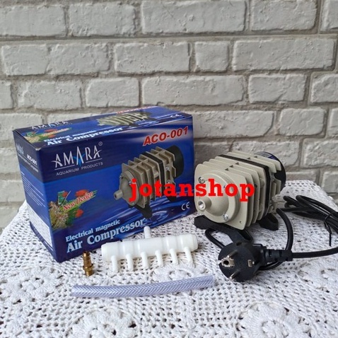 AMARA ACO 001 aco001 mesin gelembung pompa udara aerator kolam hidroponik aquarium air pump