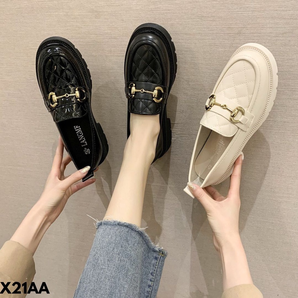 SEPATU WANITA IMPORT ALA ALA SELEBGRAM BAHAN CUAKEP PARAH KULIT SINTETIS 21AA