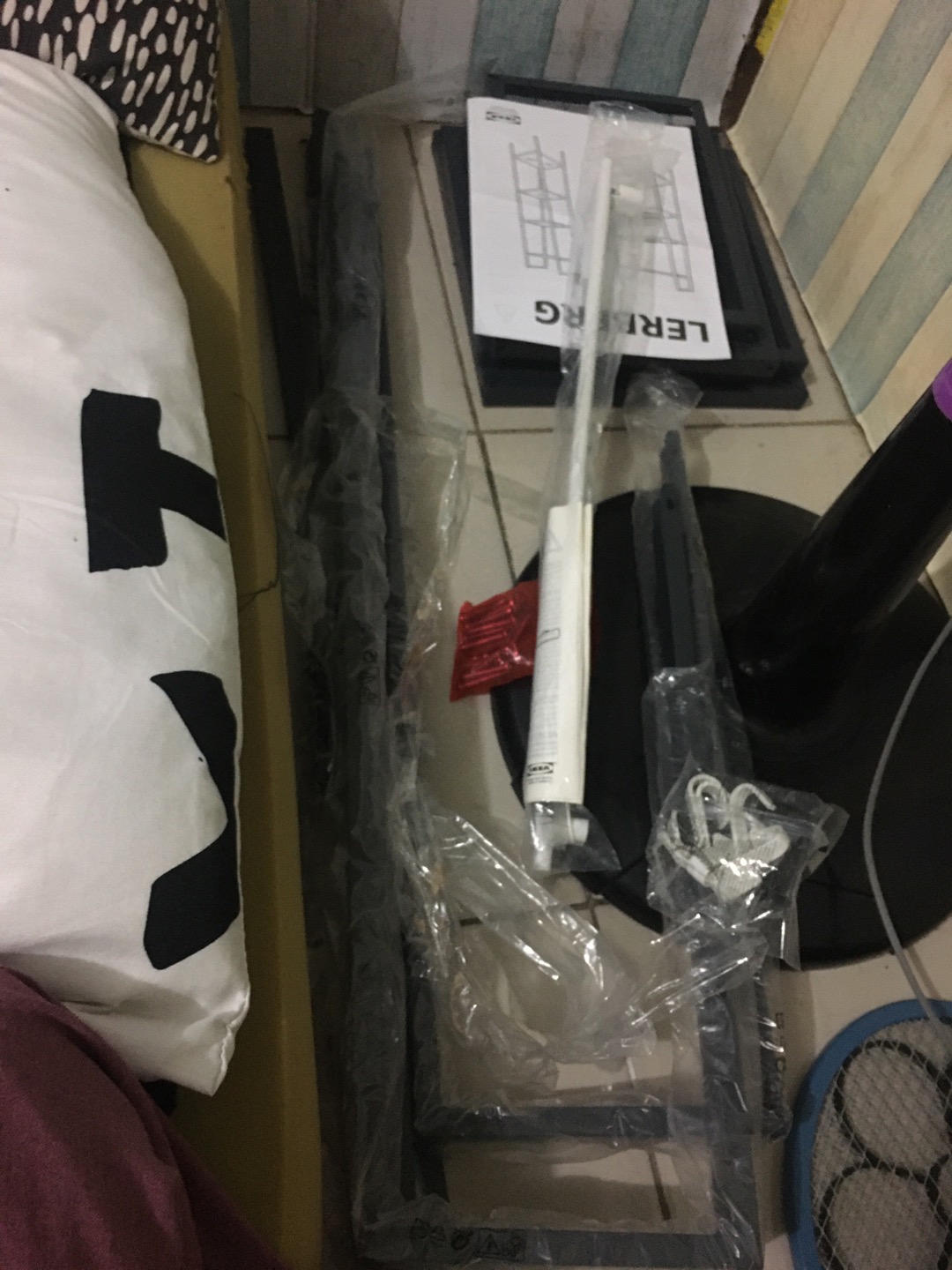 Rel Dinding Dapur Serbaguna Untuk Menggantung Peralatan Dapur, 60 Cm, Putih Su197