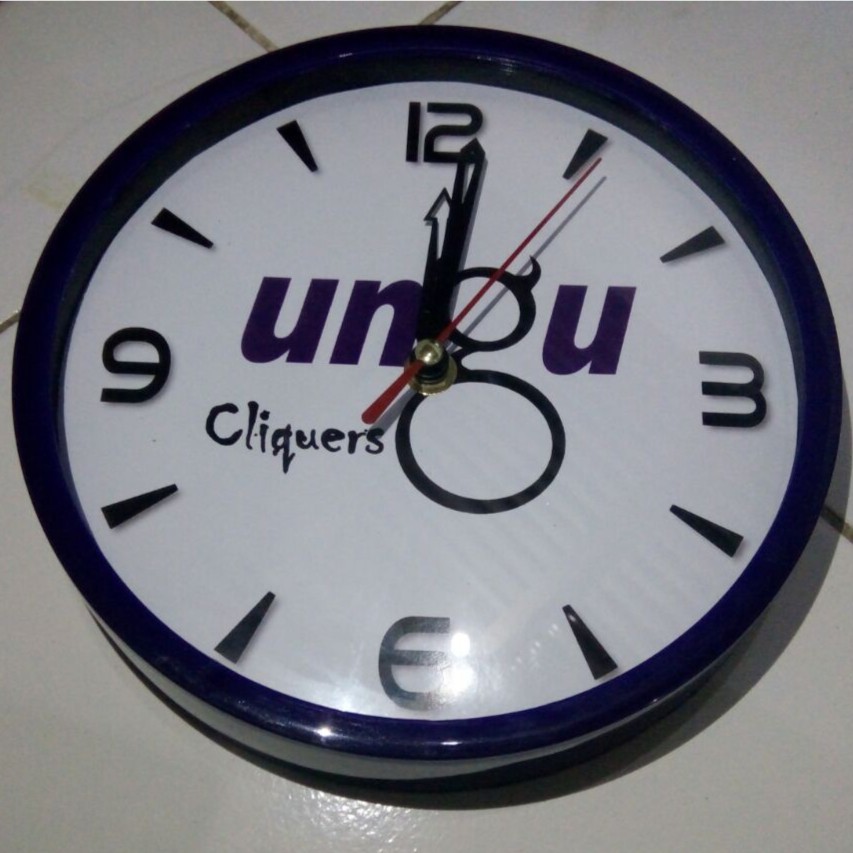 Jam dinding UNGU BAND, UNGU CLIQUERS