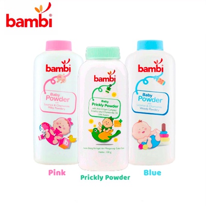 BAMBI Baby Powder 100gr / 250gr | Prickly Heat bedak tabur bayi