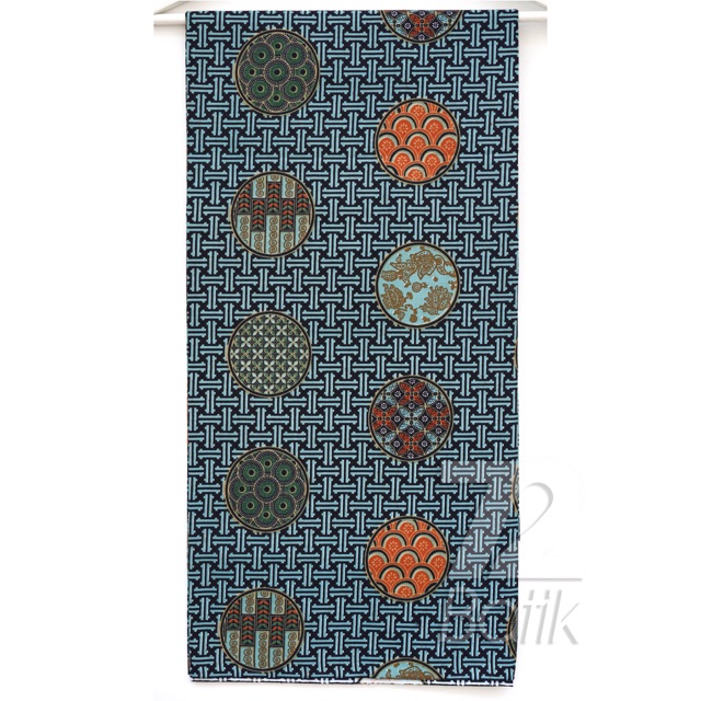 KAIN BATIK PREMIUM Bahan Katun Motif Lingkar Modern Warna Biru Muda Tosca Toska 725792 Cap 72 Jarik Jarit Samping Kebat Panjang Batik Katun Modern Premium Bahan Seragam Batik Pernikahan Kantor Keluarga Murah Kamen Jadi Batik Bali Lembaran