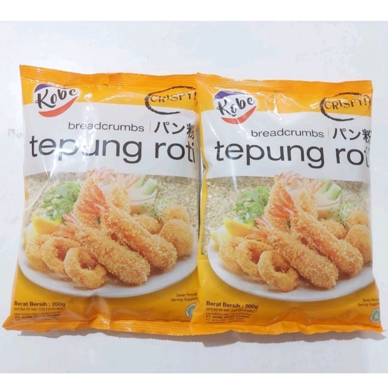 

Kobe Tepung Roti Crispy (Breadcrumbs) 200gr