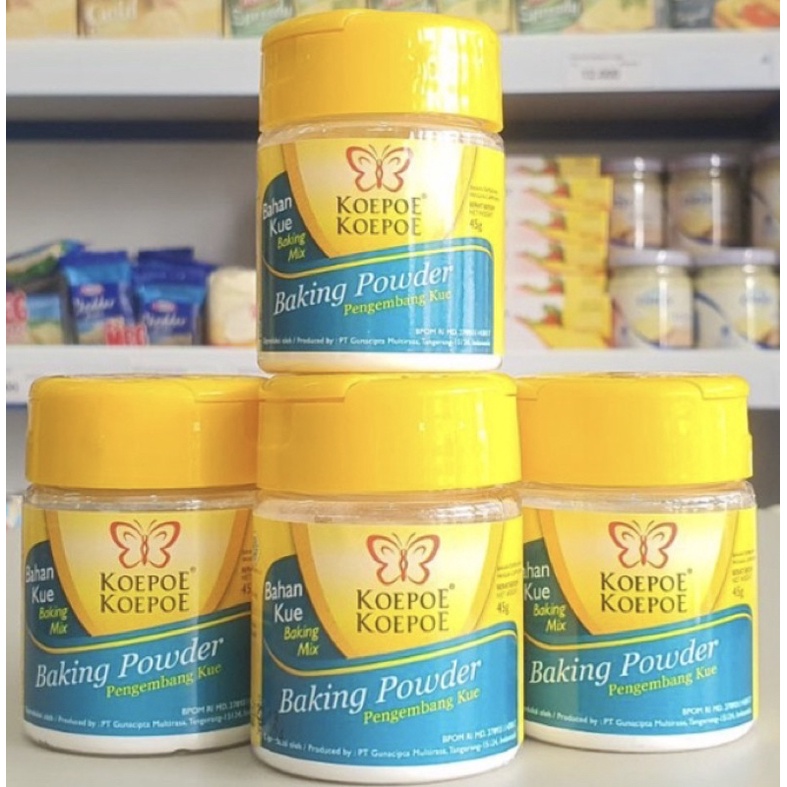 

Baking Powder Koepoe Koepoe 45Gr