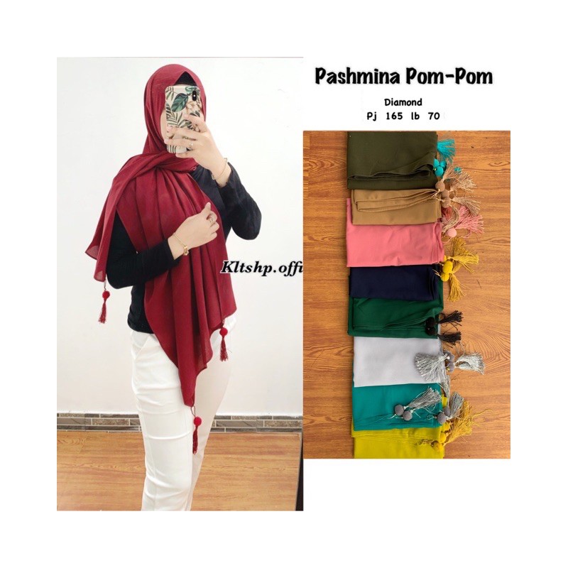 PASHMINA POM2 / PASHMINA TASSEL / PASHMINA POM TASSEL