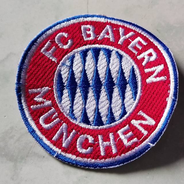 Emblem patch bordir bayern munchen