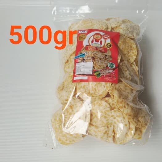 

makanan cemilan keripik kripik tempe murah - tempe + bubble - BARU