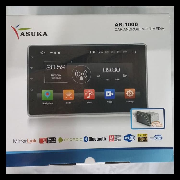 HEADUNIT ANDROID ASUKA AK-1000 KODE 1403
