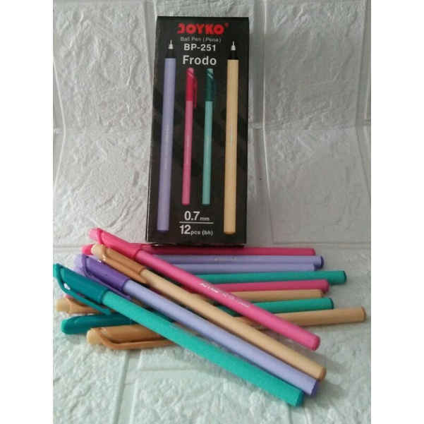 

JOYKO BALL PEN PENA JOYKO BP-251 FRODO 0,7mm TINTA HITAM