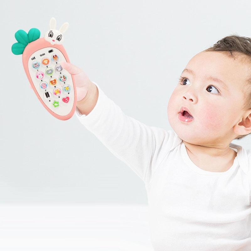 Telpon Mainan Bayi Wortel Baby Toy Phone Carrot