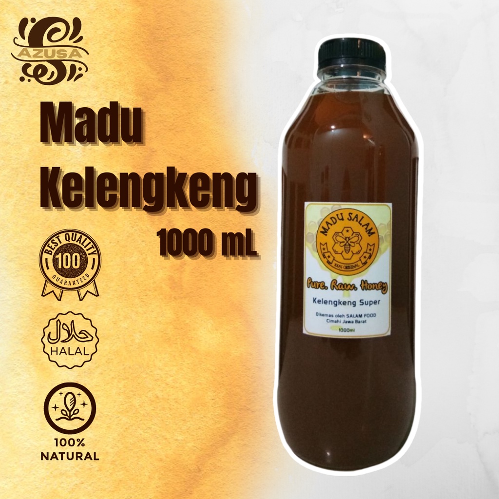 

Madu Kelengkeng 1000 mL/ Madu Murni Original 100%/ Madu Lebah Melifera/ Madu Asli Alami/ Natural Alami/ Raw & Pure Honey/ Madu Mentah Asli/ Super Food/ Immune Booster