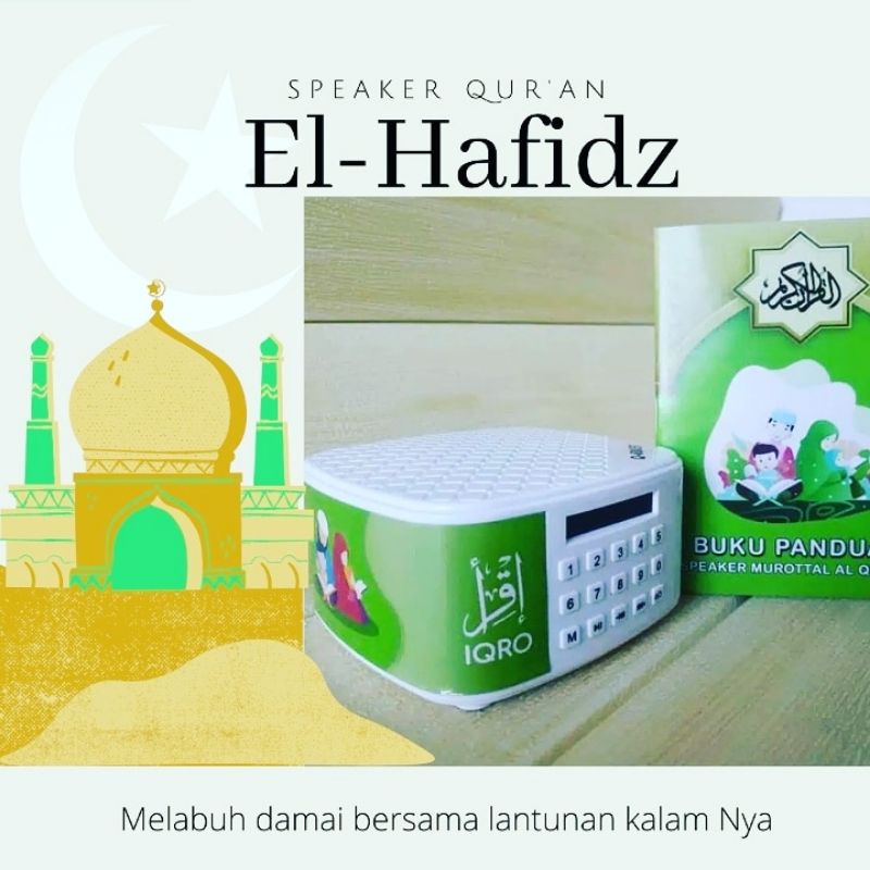 speaker murottal Al quran exclusive el hafidz 16gb