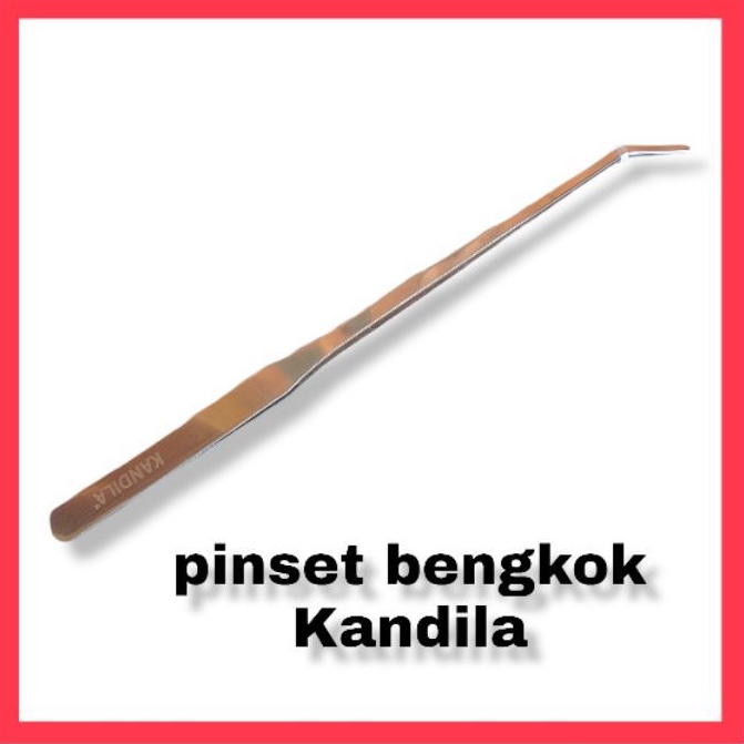 Pinset KANDILA Pinset Bengkok 27cm Aquarium Aquascape Tools