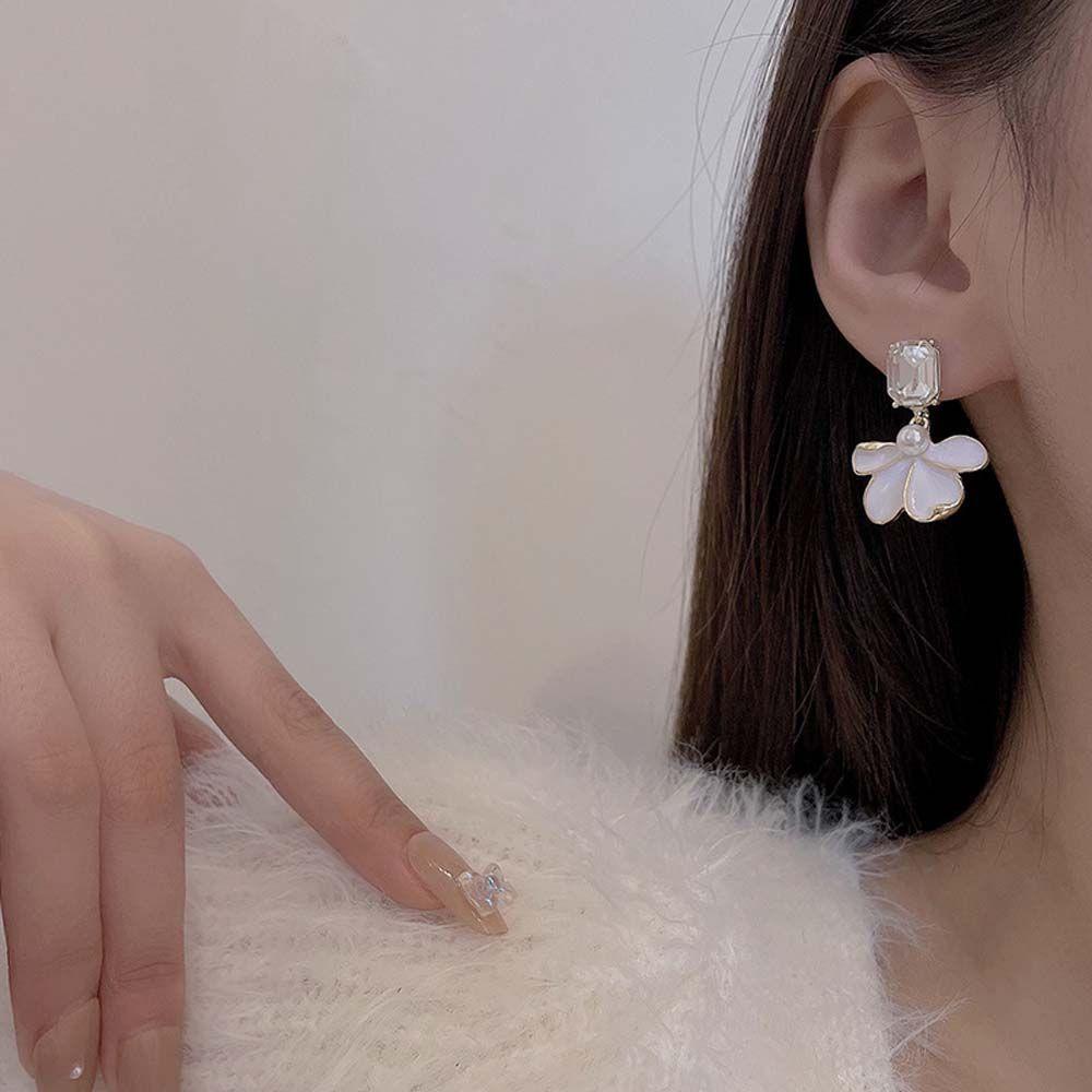 Mxbeauty Anting Tusuk Wanita Geometris Simple Trendy Untuk Anak Perempuan Sweet Alloy Ear Studs