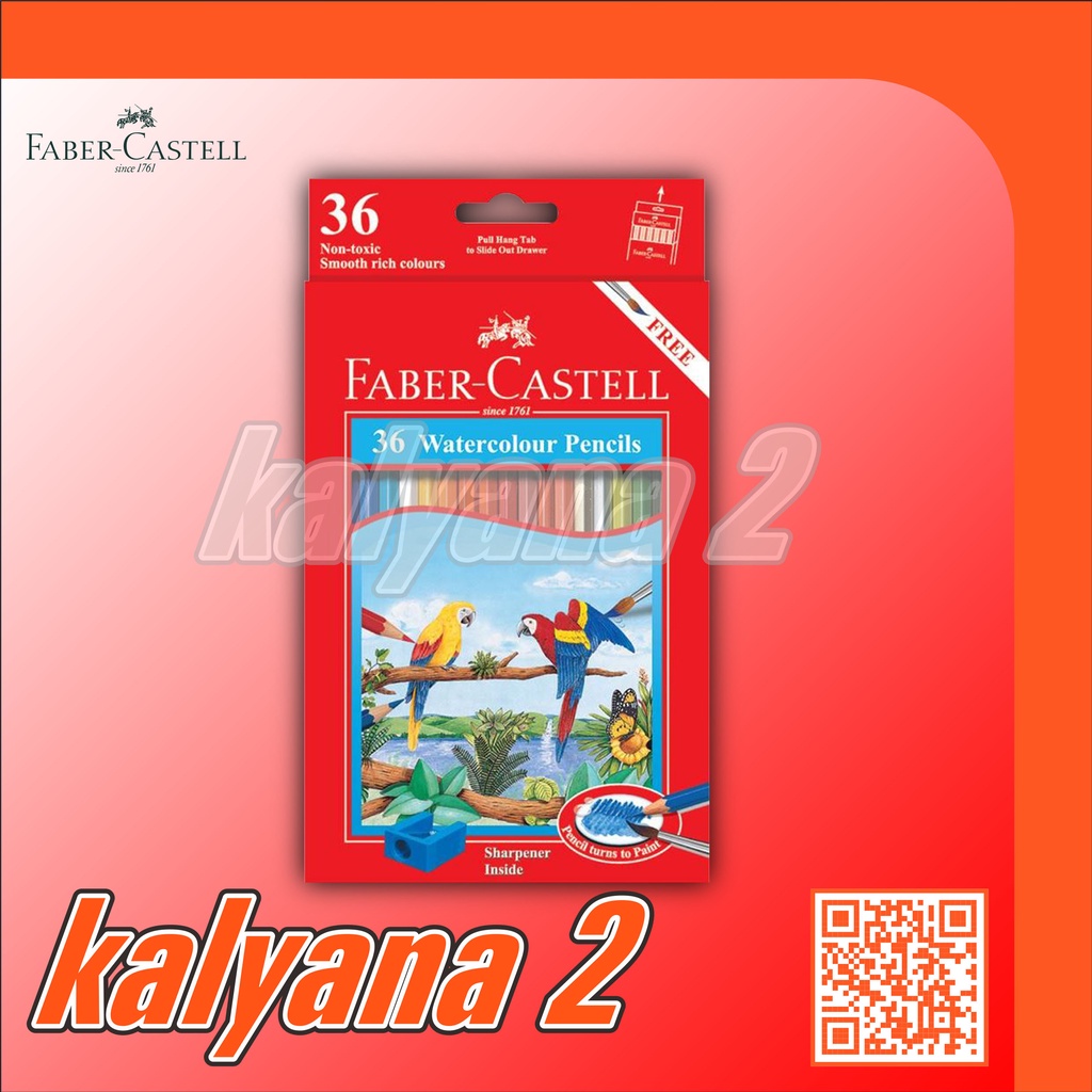 

Pensil Warna / Colour Pencil FABER-CASTELL Watercolour 36 L
