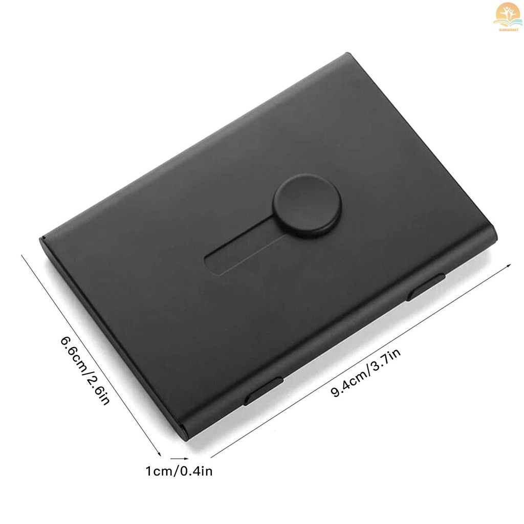 Business Card Holder Thumb-Drive Business Card Case Silde Out Business Card Holder Credit Card Case for Men Women