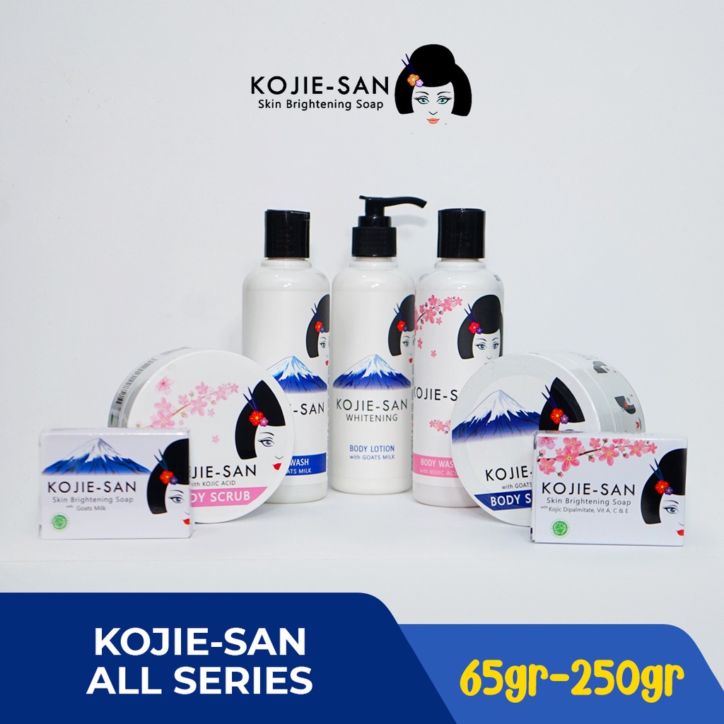 KOJIE-SAN Body Scrub Kojic 250gr | Goats Milk 250gr