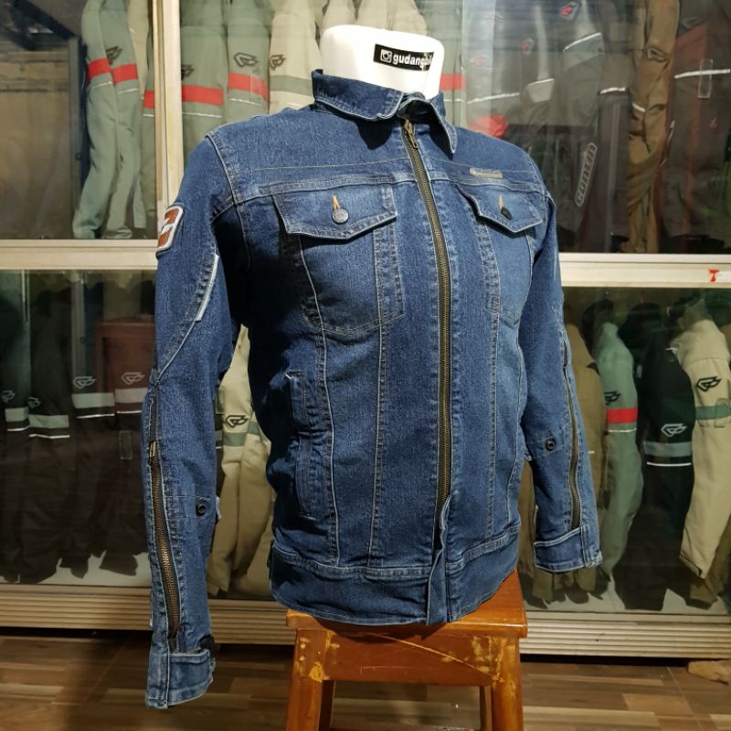 jaket contin metropole denim jeans protector