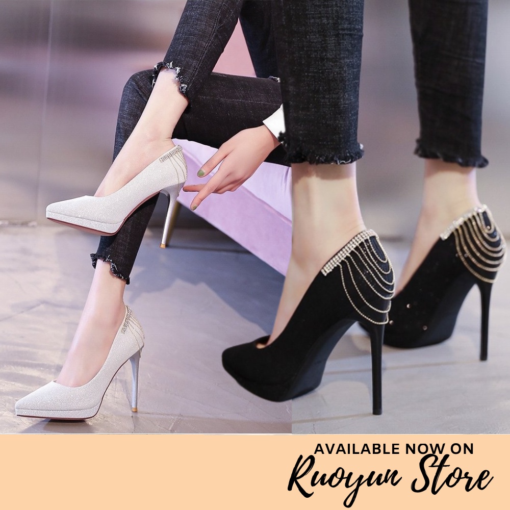 RYS - Graceful Vex Sepatu Hak Elegan Wanita Fashion Pesta - Ori Import