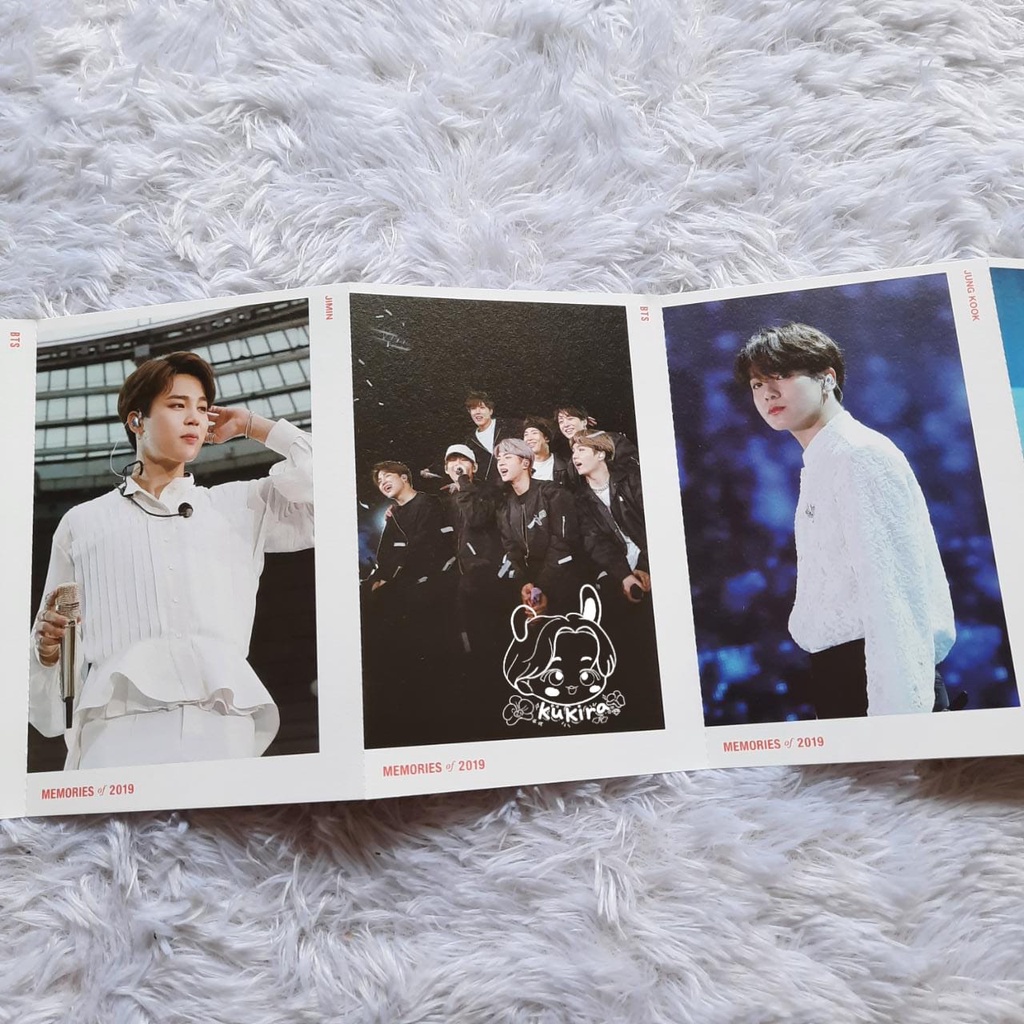 [READY STOCK] FOLDING POSTCARD BTS MEMORIES 2019