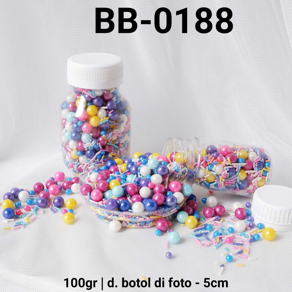 

BB-0188 Sprinkles sprinkle springkel 100gr 100gram mutiara warna warni yamama baking grosir murah sprinkles cake dekorasi mutiara trimit decoration story sprinklestory sprinklesstory sprinkle story yamama baking