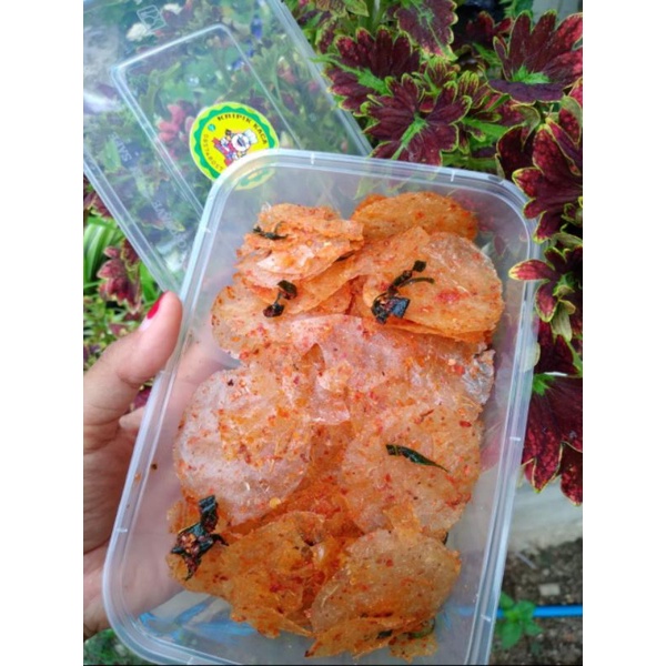 

Kripik kaca kiloan saripati singkong asli