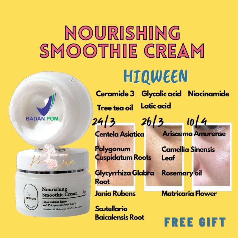 HIQWEEN NOURISHING SMOOTHIE CREAM [DISTRIBUTOR RESMI]
