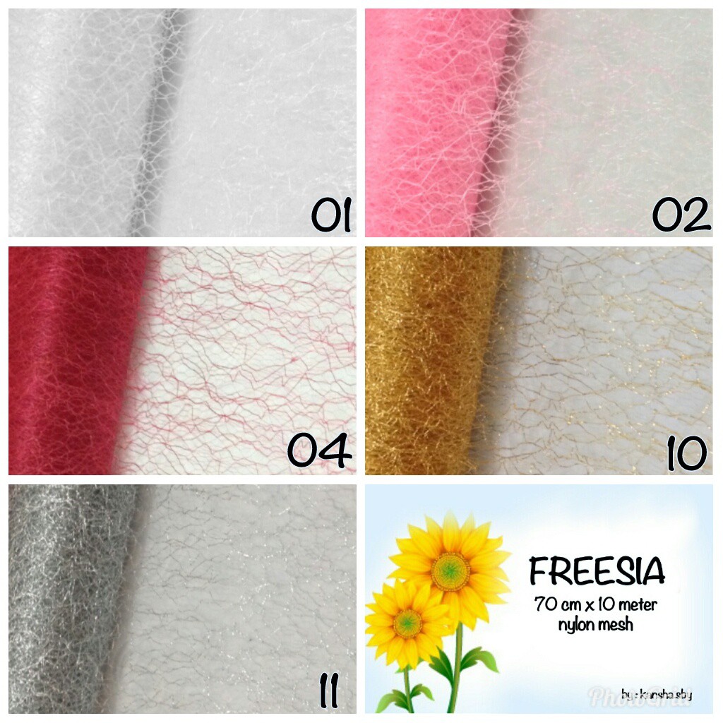 

TOKO ANQA-Flower wrapping mesh net FREESIA 70cm x 10meter