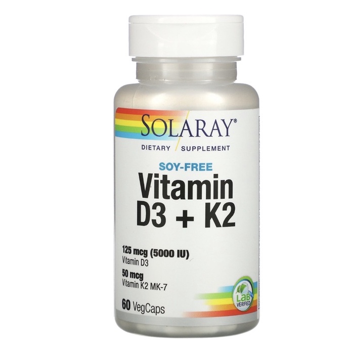 vitamin solaray d3 iu 5000 k2 termurah