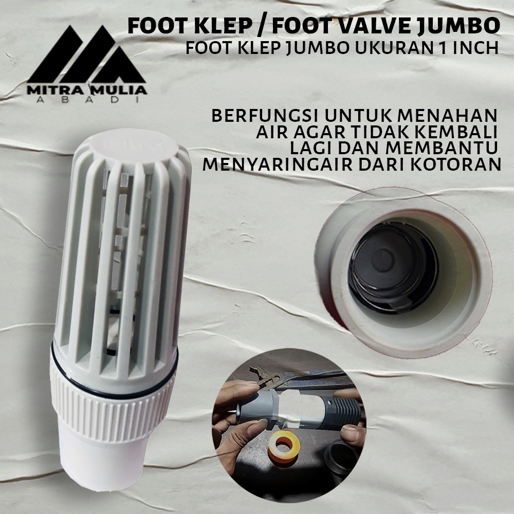 FOOT KLEP / FOOT VALVE JUMBO UKURAN 1 INCI MERK ELTRA