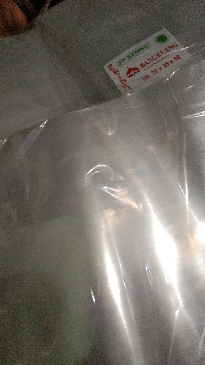 Plastik Pp Bening Tebal 0.8 10x20 12x25 15x25 15x30 18x35 20x35/10x20 12x25 15x25 15x30 18x35 20x35