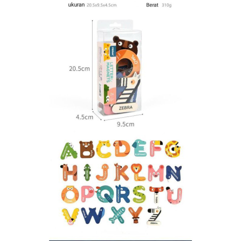 

magnet sticker alphabet