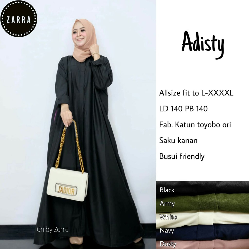realpict ADISTY (ld 140cm) katun toyobo long maxi dress maxy super jumbo bigsize wanita cewek wanita
